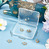 10Pcs Rack Plating Brass Micro Pave Clear Cubic Zirconia Charms ZIRC-BBC0001-33-6
