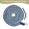   5M 2 Colors Sequins Rhinestone Tube Cord Rope FIND-PH0018-56-2