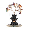 Halloween Theme Natural Mixed Gemstone Chips Tree of Life Decorations DJEW-B013-02A-1