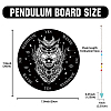 1Pc Chakra Gemstones Dowsing Pendulum Pendants FIND-CN0001-15B-2