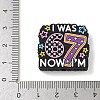 Number 6 7 Theme Cartoon Silicone Beads SIL-E013-02E-3