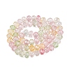 Transparent Glass Beads Strands GLAA-T023-6mm-A14-2