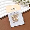SHEGRACE Brass Pave Cubic Zirconia Rectangle Connector Charms XGRQ2O369-438G-6