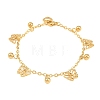 304 Stainless Steel Charm Anklets BJEW-D458-03G-5