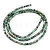 Natural African Turquoise(Jasper) Beads Strands G-A02-02-5