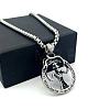 Vintage Punk Skull Woman Pendant 304 Stainless Steel Necklaces for Men Women ZC1916-3