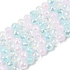 Electroplate Glass Beads Strands EGLA-D300-06-8mm-26-2