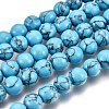 Synthetic Turquoise Beads Strands LS-Z0NDC013-1-1