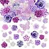 50G Resin Acrylic DIY Accessories Simulation Baroque Style Rose Halo Dyed Mixed Flower DIY Accessories JX581B-1