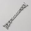 Alloy Rhinestone Butterfly Watch Band FIND-SZC0022-016B-1