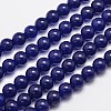 Natural & Dyed Malaysia Jade Bead Strands G-A146-10mm-A22-3