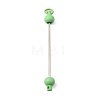 Plastic Beadable Keychain Bar for Jewelry Making DIY Crafts AJEW-C040-01D-1-1