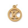 304 Stainless Steel Charms
with Jump Ring STAS-R001-02G-K-1