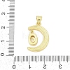 Brass Micro Pave Cubic Zirconia Pendants KK-I723-19G-02-3