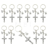20Pcs Alloy Pendant Keychain KEYC-YW00254-1