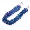 Baking Paint Transparent Glass Beads X1-DGLA-A035-T10mm-A07-2