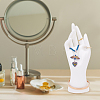 Plastic Mannequin Hand Jewelry Display Holder Stands RDIS-WH0009-014-5