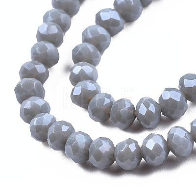 Electroplate Glass Beads Strands LS-EGLA-A044-P8mm-A10-1