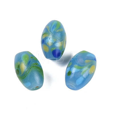 Opaque Handmade Lampwork Beads BLOW-D006-05F-1