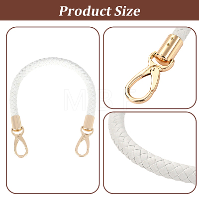 2Pcs PU Leather Bag Handles DIY-CL0001-95B-1