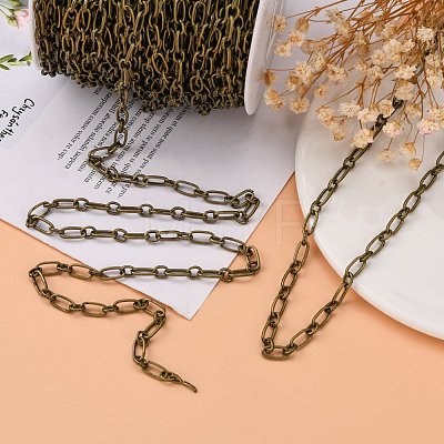 Iron Handmade Chains Mother-Son Chains CHSM007Y-AB-1