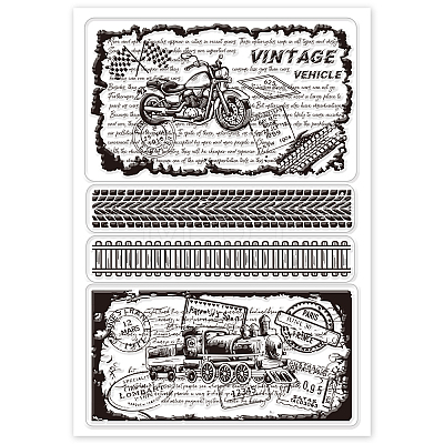 Custom PVC Plastic Clear Stamps DIY-WH0448-0211-1