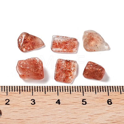 Natural Sunstone Chips Beads X-G-M428-03A-1