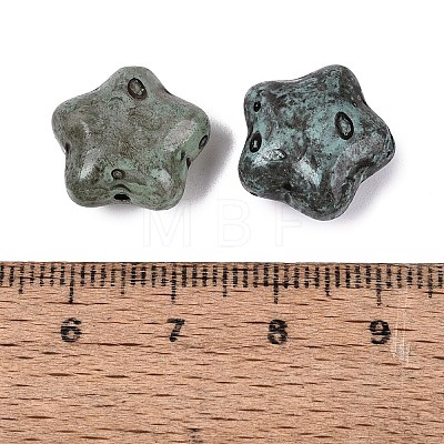 Picasso Opaque Glass Beads SEED-N012-08J-1