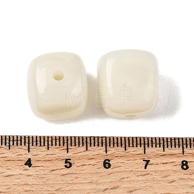 Opaque Acrylic Beads X-OACR-D320-01N-1