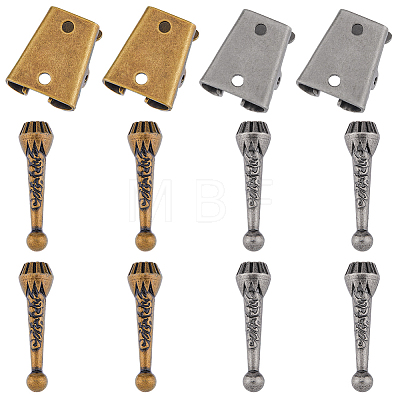 DIY Bolo Tie End Making Finding Kit FIND-FH0005-94-1