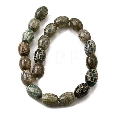 Tibetan Style dZi Beads Strands G-S389-A03-1
