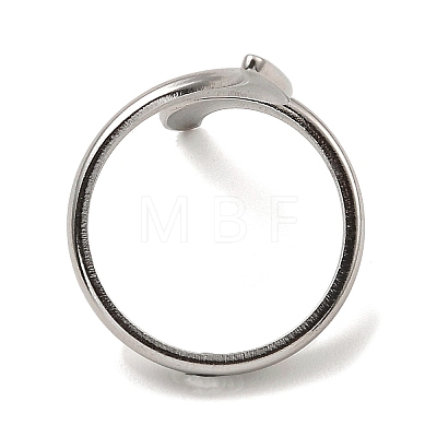 304 Stainless Steel Open Cuff Rings RJEW-Z018-02P-1