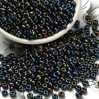 FGB 8/0 Grade A Round Glass Seed Beads SEED-Q008-3mm-F605-1