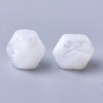 Acrylic Beads OACR-T007-09G-1