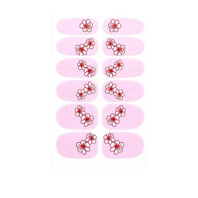 Flower Series Full Cover Nail Decal Stickers MRMJ-T109-WSZ465-1