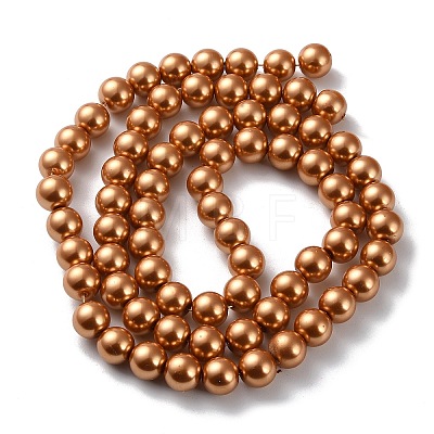 Glass Pearl Beads Strands HY-12D-B68-1