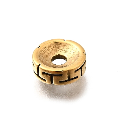 Retro Ion Plating(IP) 304 Stainless Steel Spacer Beads STAS-L243-040G-1