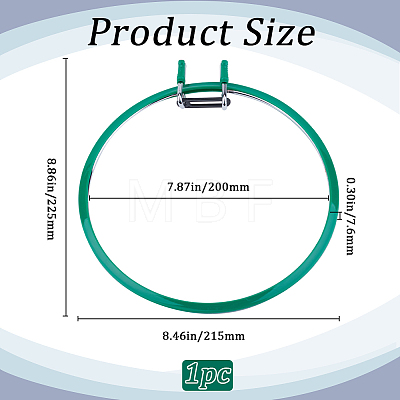 Iron Embroidery Hoops TOOL-WH20007-02D-1