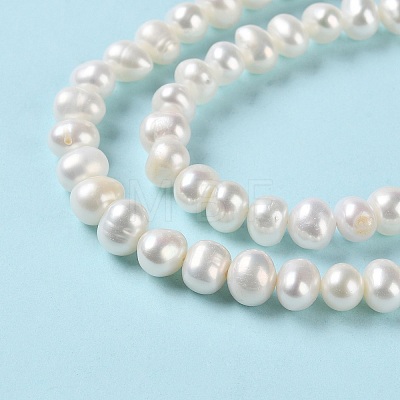 Natural Cultured Freshwater Pearl Beads Strands PEAR-E018-57-1