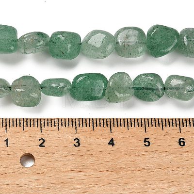 Natural Green Strawberry Quartz Beads Strands G-P497-01E-23-1