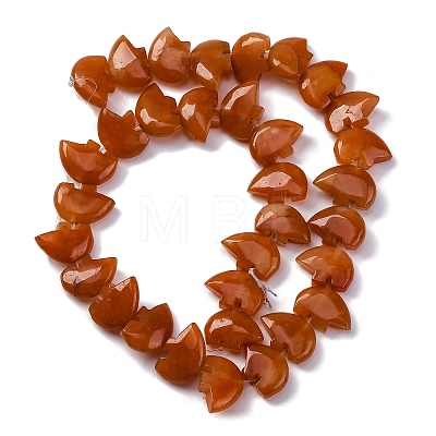 Natural Red Aventurine Beads Strands G-F783-G01-01-1