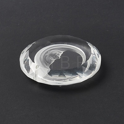 Transparent Glass Pendants GLAA-F118-06-1