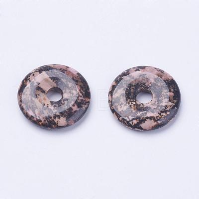 Natural Rhodonite Pendants G-F524-B08-1