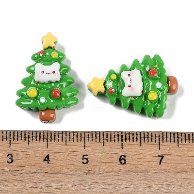 Christmas Opaque Resin Decoden Cabochons CRES-M036-12H-1