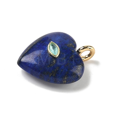 Dyed Natural Lapis Lazuli Pendants G-P585-03G-07-1