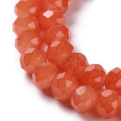 Baking Painted Imitation Jade Glass Bead Strands DGLA-A034-J4MM-A12-1