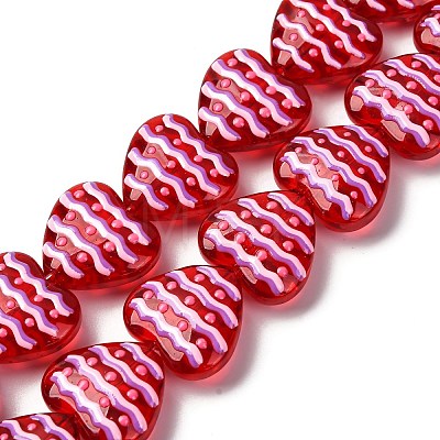 Glass Enamel Beads GLAA-Q125-01A-04-1