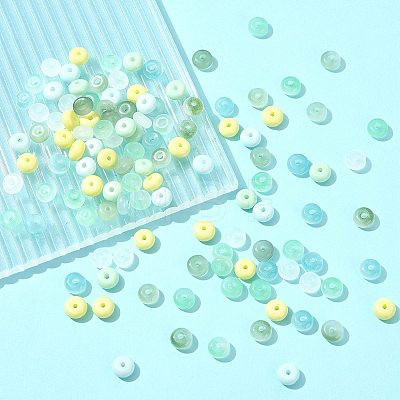 120Pcs Imitation Jade Glass Beads DGLA-FS0001-23-1