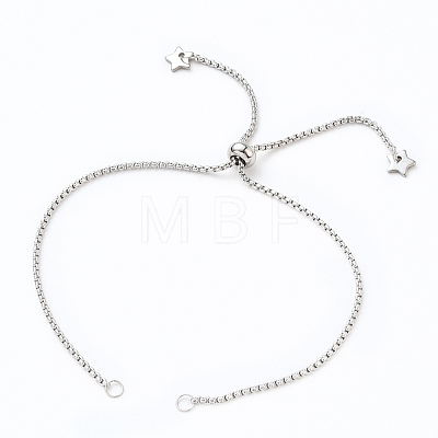 304 Stainless Steel Slider Bracelets Making AJEW-JB00784-1