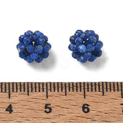 Natural Lapis Lazuli Woven Beads GG-CBA2E9C-F20-01-1